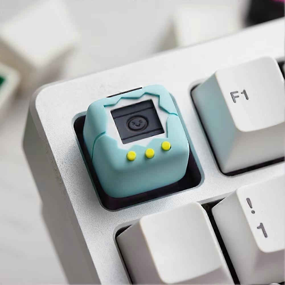 Electronic Pet Series Translucent Keycaps Single Cute Resin Mechanical Keycaps ESC Replacement Black