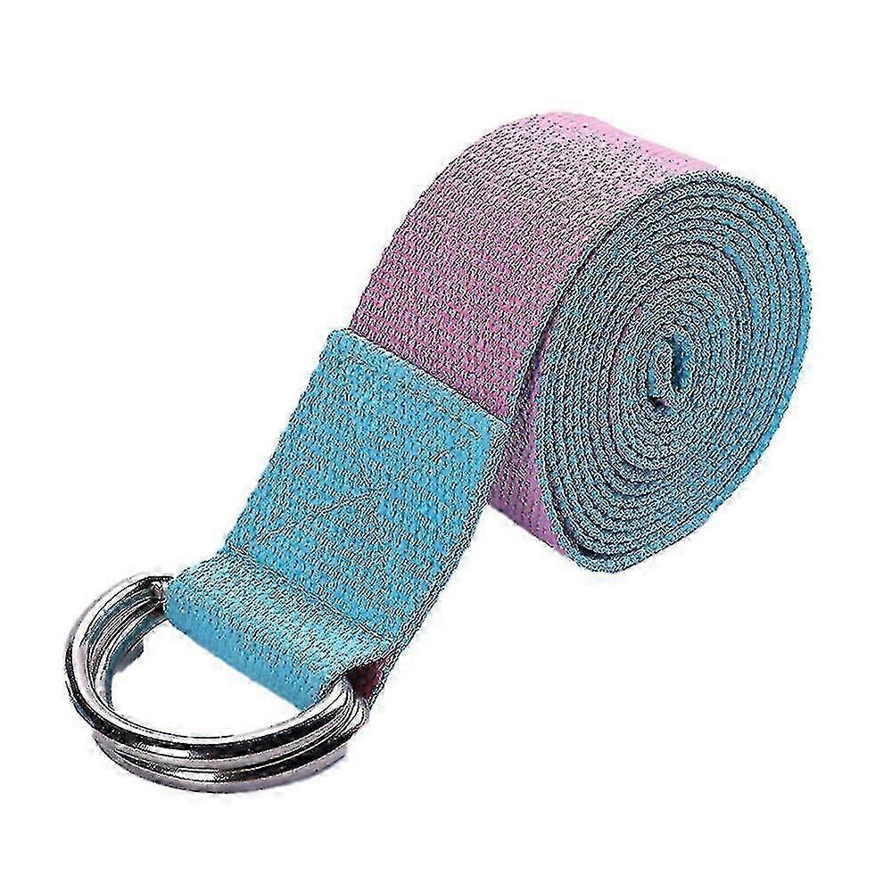 Yoga Strap Made With Adjustable D-ring,improve Flexibility&strength