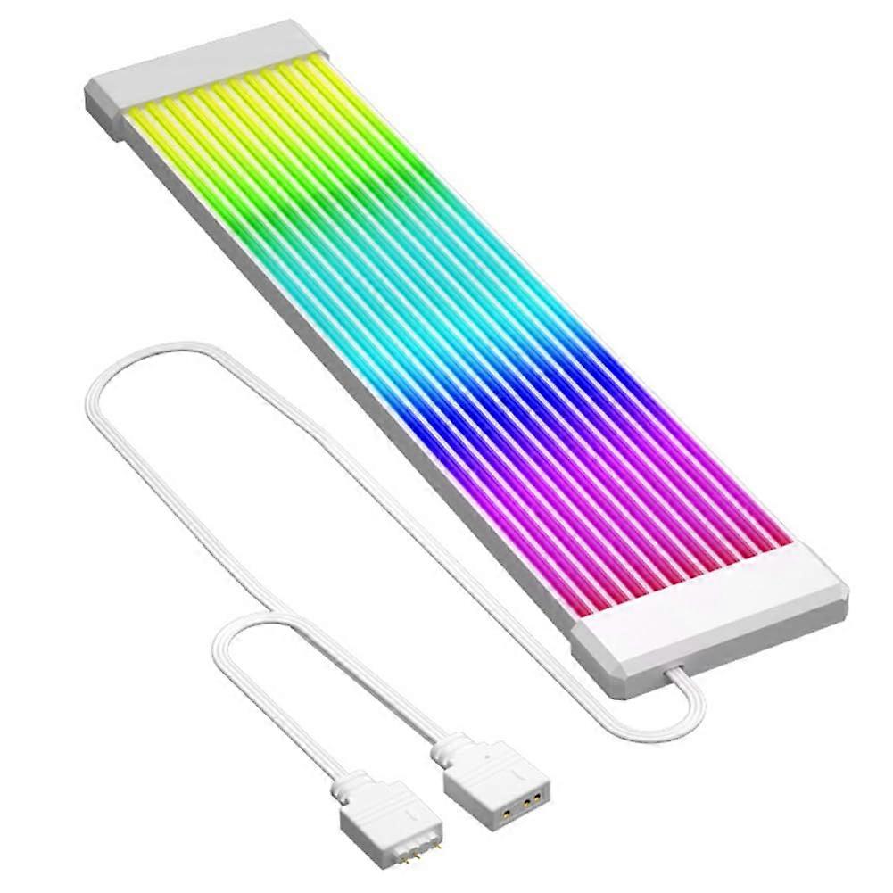 RGB LED Strip for PC with ARGB Sync Controller, 24Pin ATX and GPU 8Pin Cable Lighting Kit X12