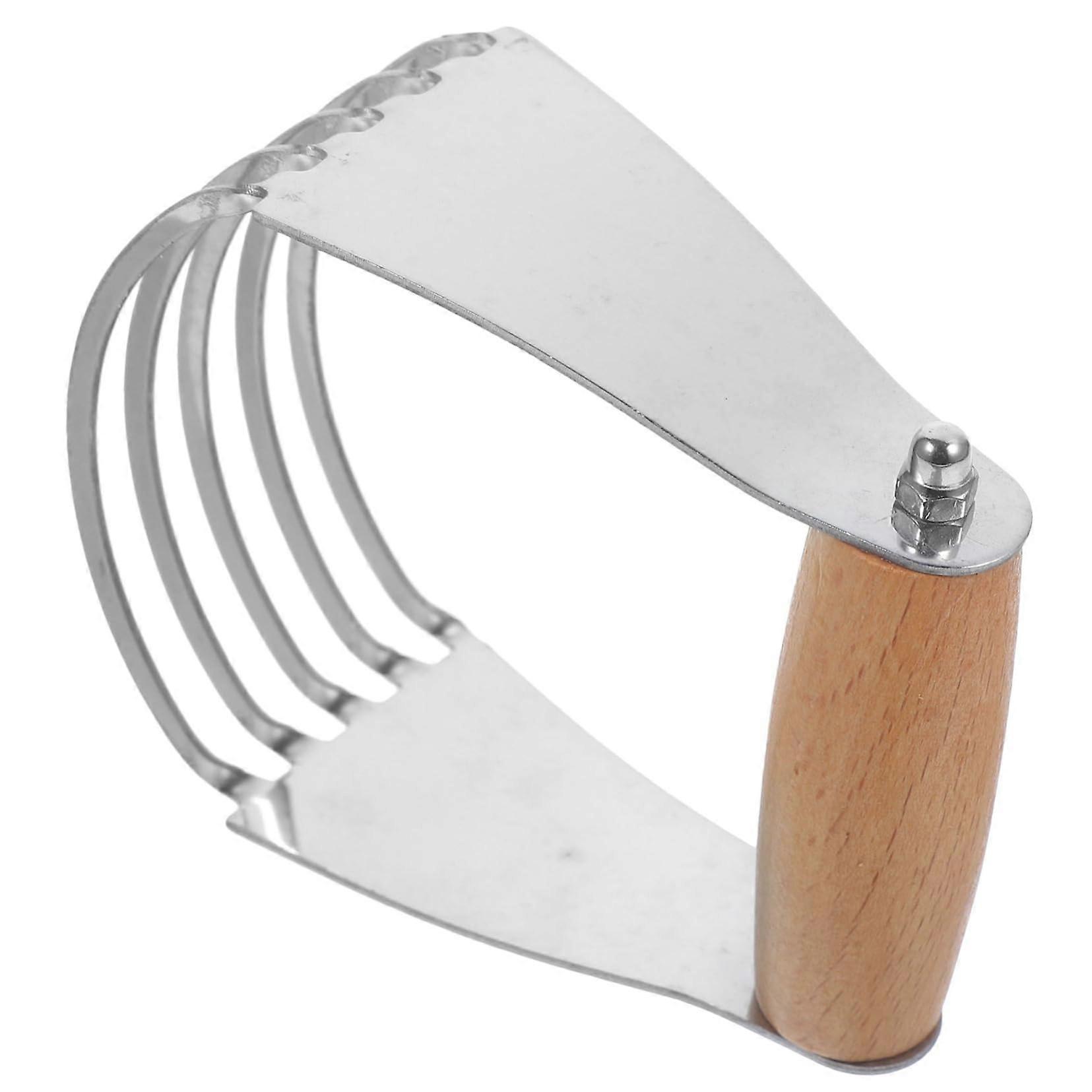 Stainless Steel Pastry Blender and Dough Scraper for Effortless Baking and Bread Making