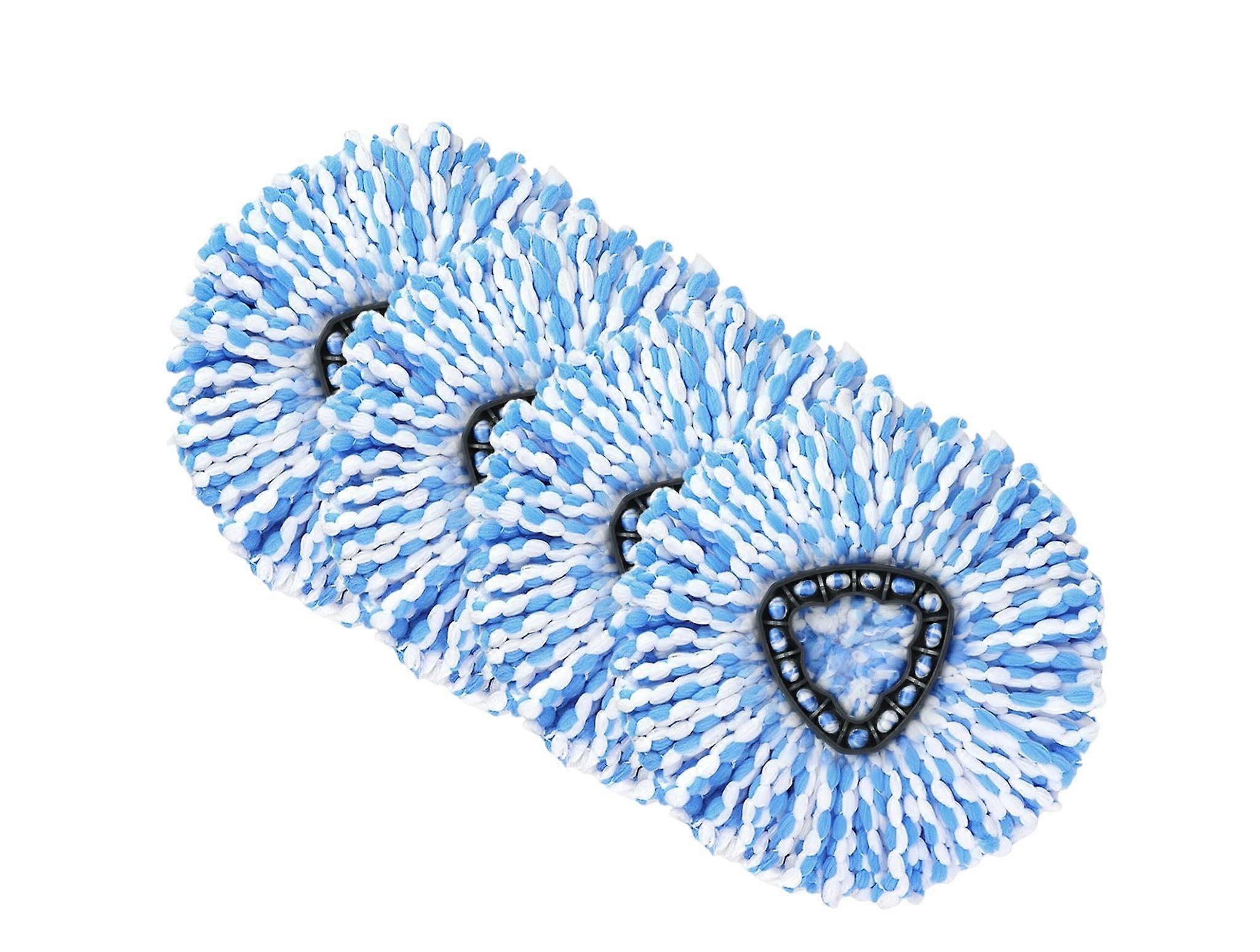 3 Pack Microfiber Mop Head Replacement Wring Refill for Spin Mop Durable and Efficient Cleaning