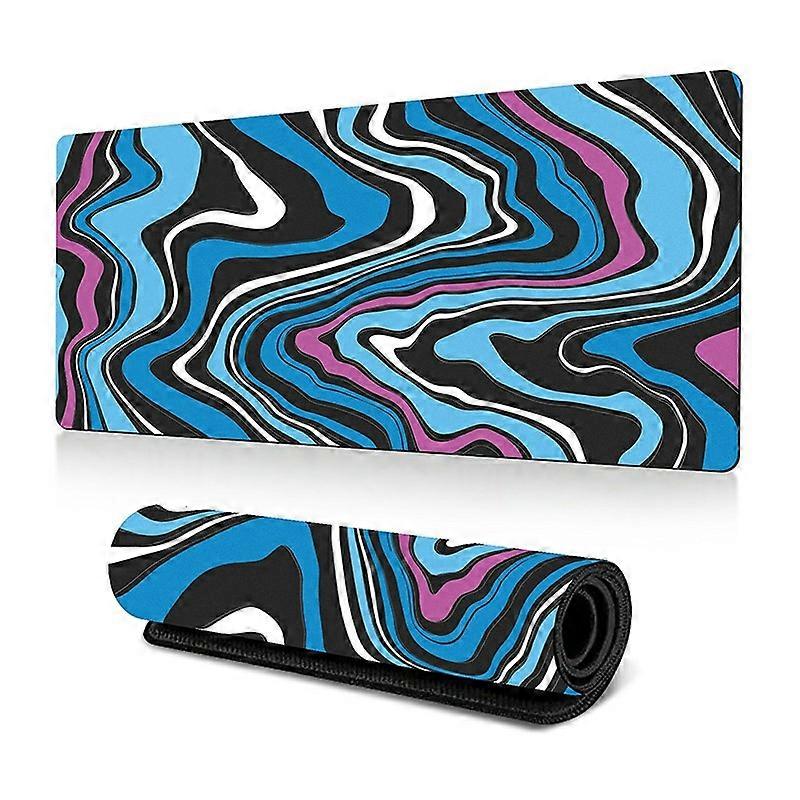 400*900*2mm Abstract Fluid Pattern Large Mouse Pad Rubber Desktop Mat