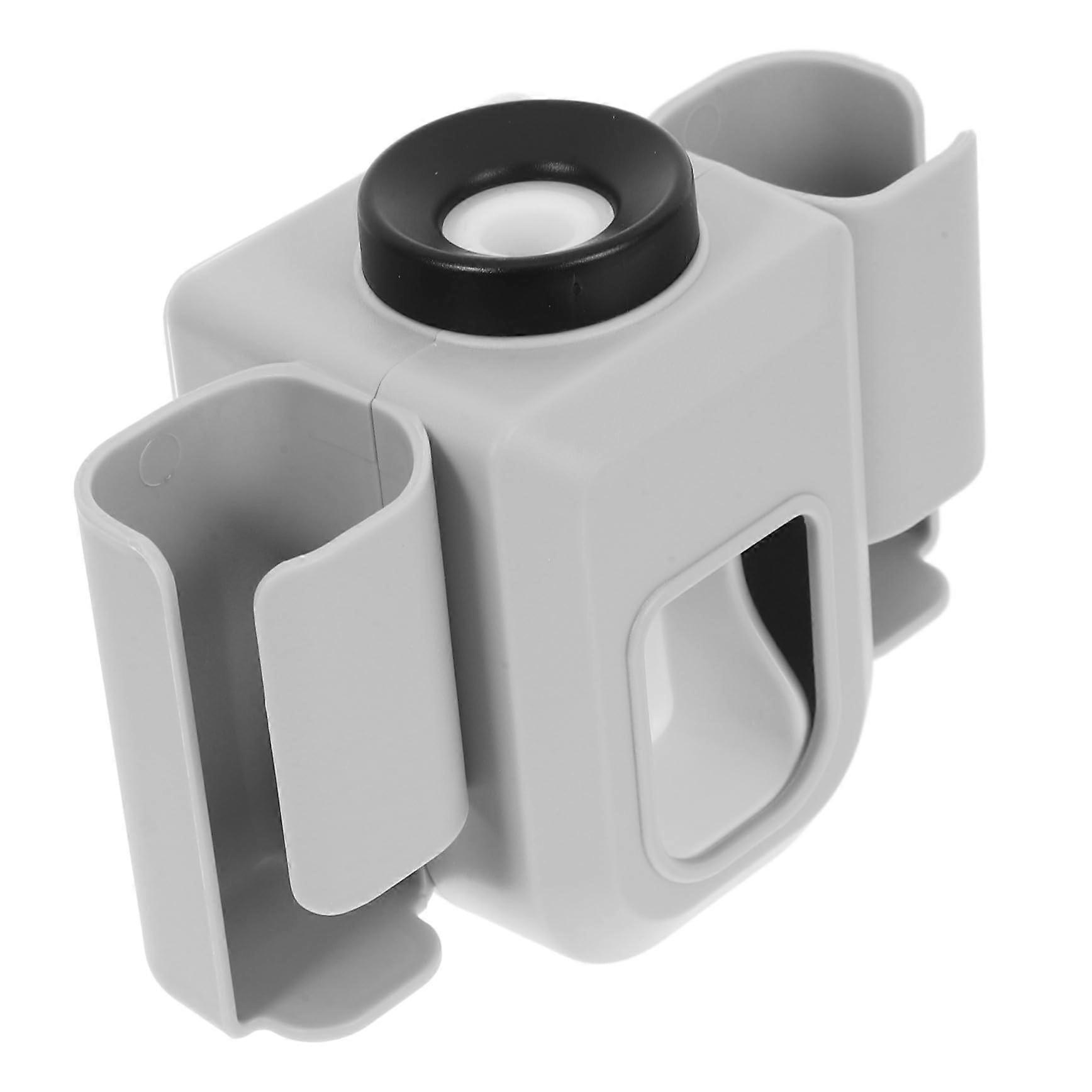 Wall Mounted Toothbrush Holder with Cup Organizer and Automatic Toothpaste Dispenser for Bathroom