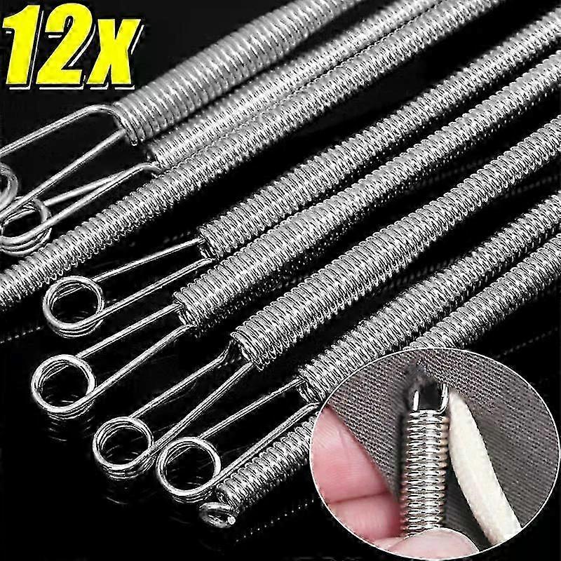 DIY Bendable Spring Drawstring Threader Clip Sewing Needle Multipurpose Pulling Ropes Elastic Band Craft Rope Threading Tool