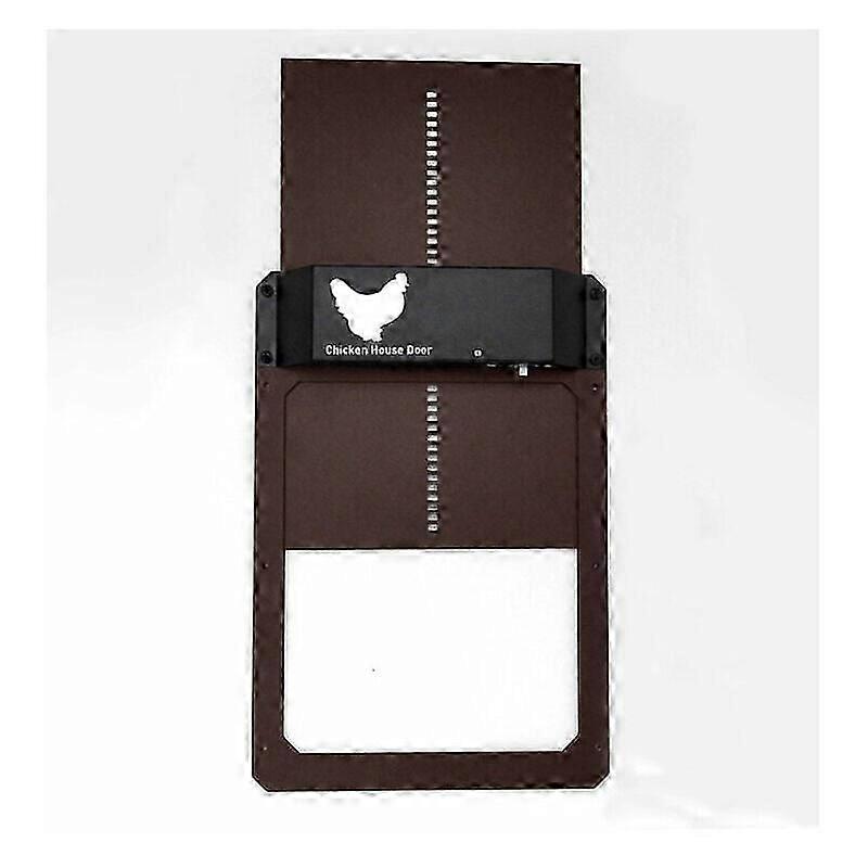 Reinforced Solar Automatic Chicken Coop Door, Battery-Powered