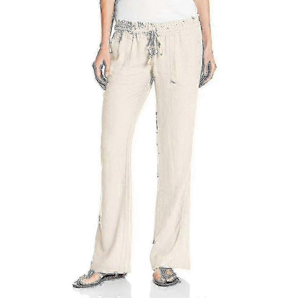 Women's Cotton Linen Pants Beach Pant