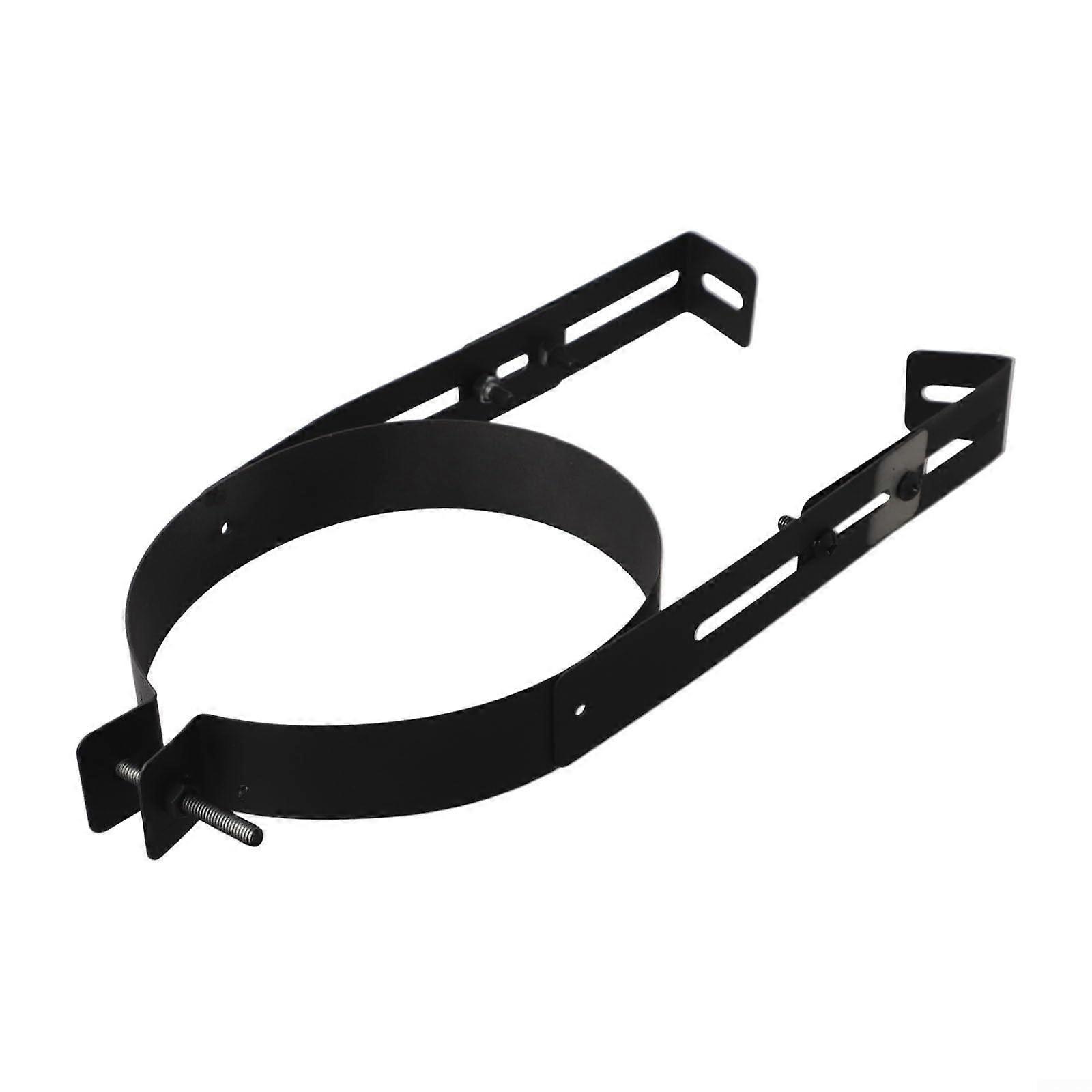 Adjustable Stainless Steel Chimney Pipe Bracket Clamp 150mm Stove Flue Wall Mount Support