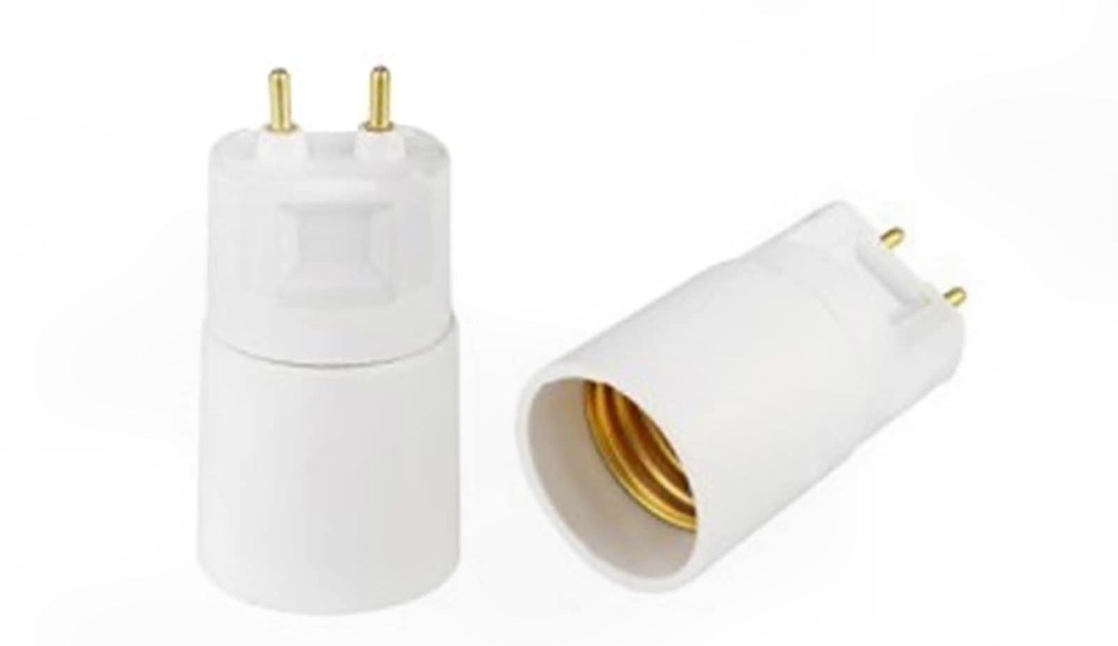 G12 to E27 Socket Adapter Converter - 10 Pack Lamp Base Adapter for Light Fixtures