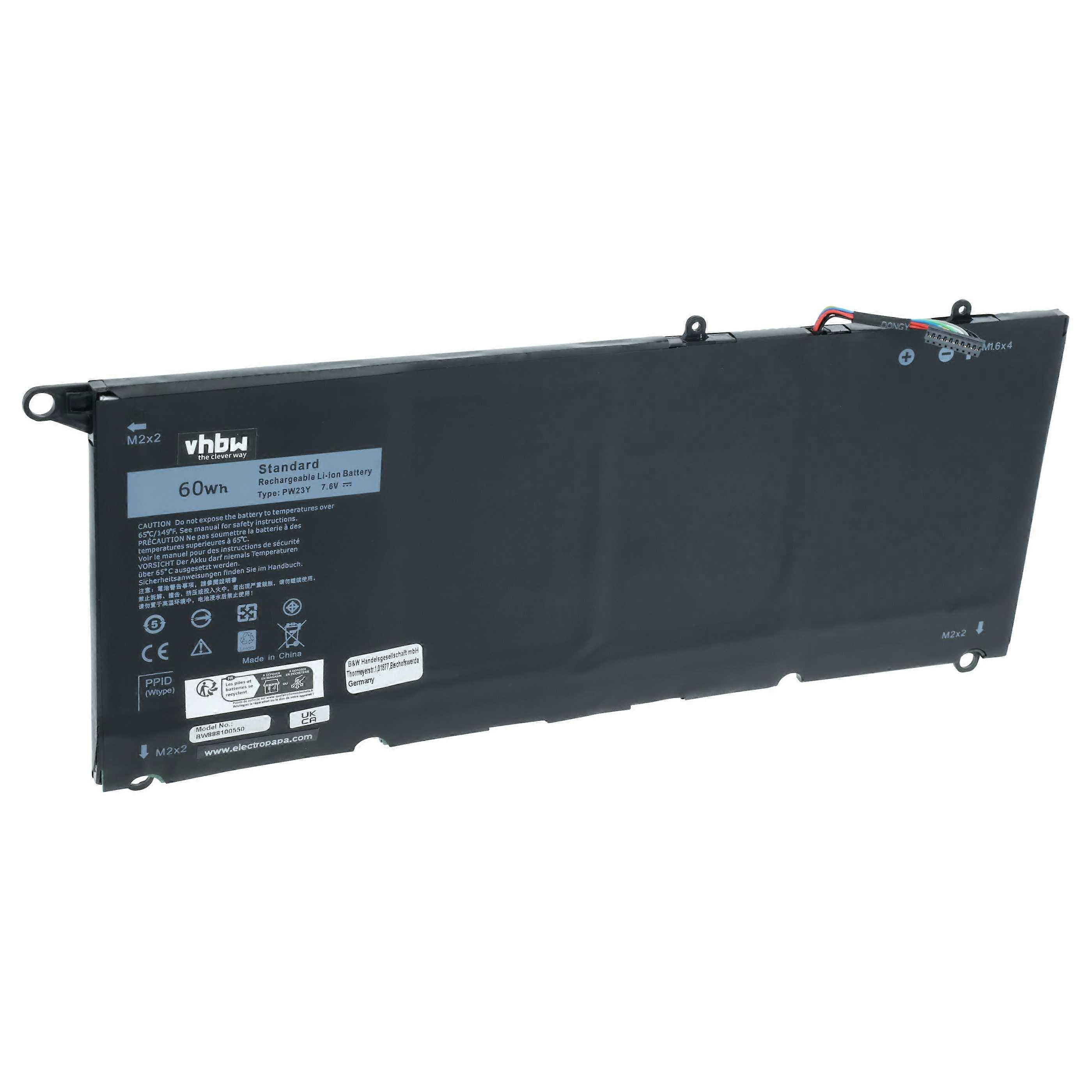 Batería vhbw compatible con Dell