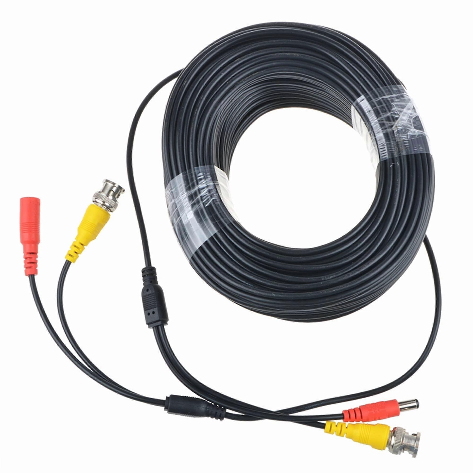 50ft BNC Video Power Cable for CCTV Cameras with Quick PlugandPlay Setup
