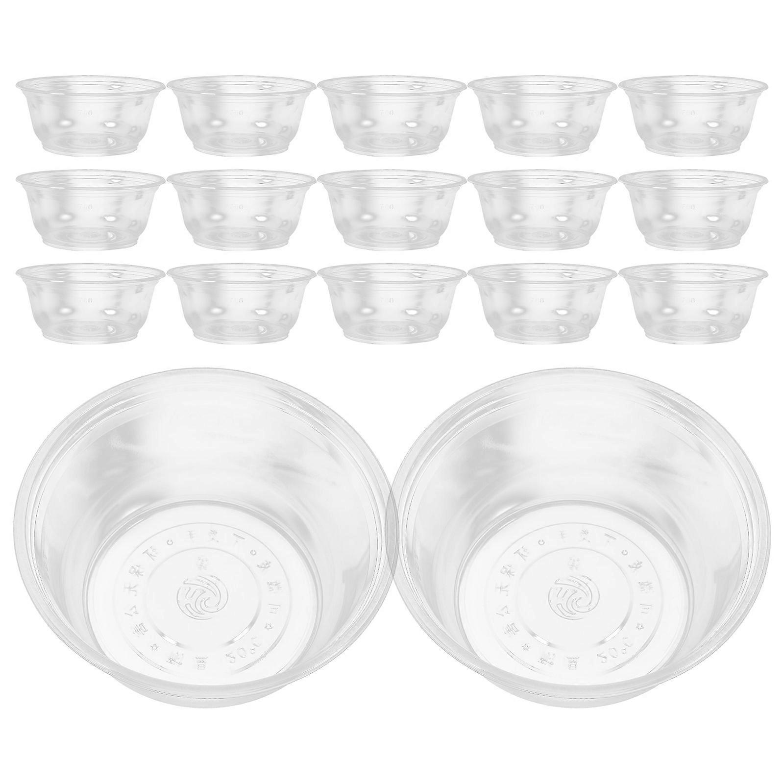 Takeaway Dessert for Storage 100Pcs Lidless