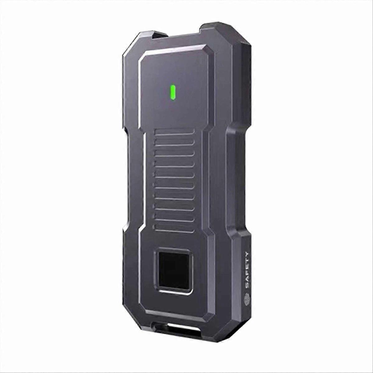  M.2 NVME Fingerprint Encryption SSD Enclosure M.2 SSD Enclosure External Drive Case