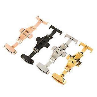 Watch Buckle Stainless Steel Double Push Button Clasp for Watch Band
