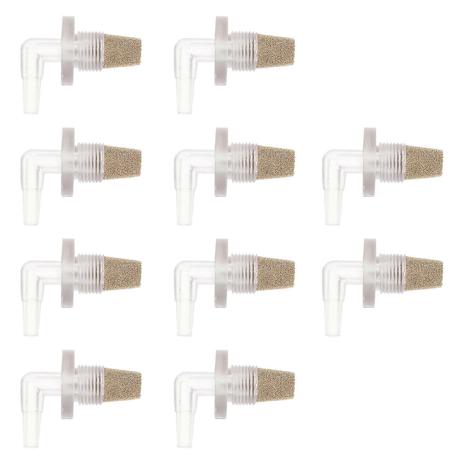 Aquarium Air Stone Bubbler for Oxygen Diffusing 10Pcs Acrylic Air