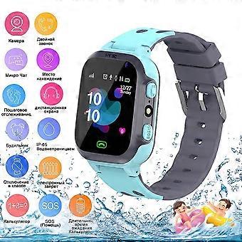 Montre connectée EASTIN pour enfants – Étanche, géolocalisation, écran tactile, chat vocal, SOS, fonction anti-perte, compatible iOS/Android
