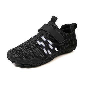 Peuterslippers, lichtgewicht outdoor wandelschoenen voor meisjes met goede grip, niet-duurzame wandelschoenen, peuterschoenen voor meisjes, maat 26, grijs