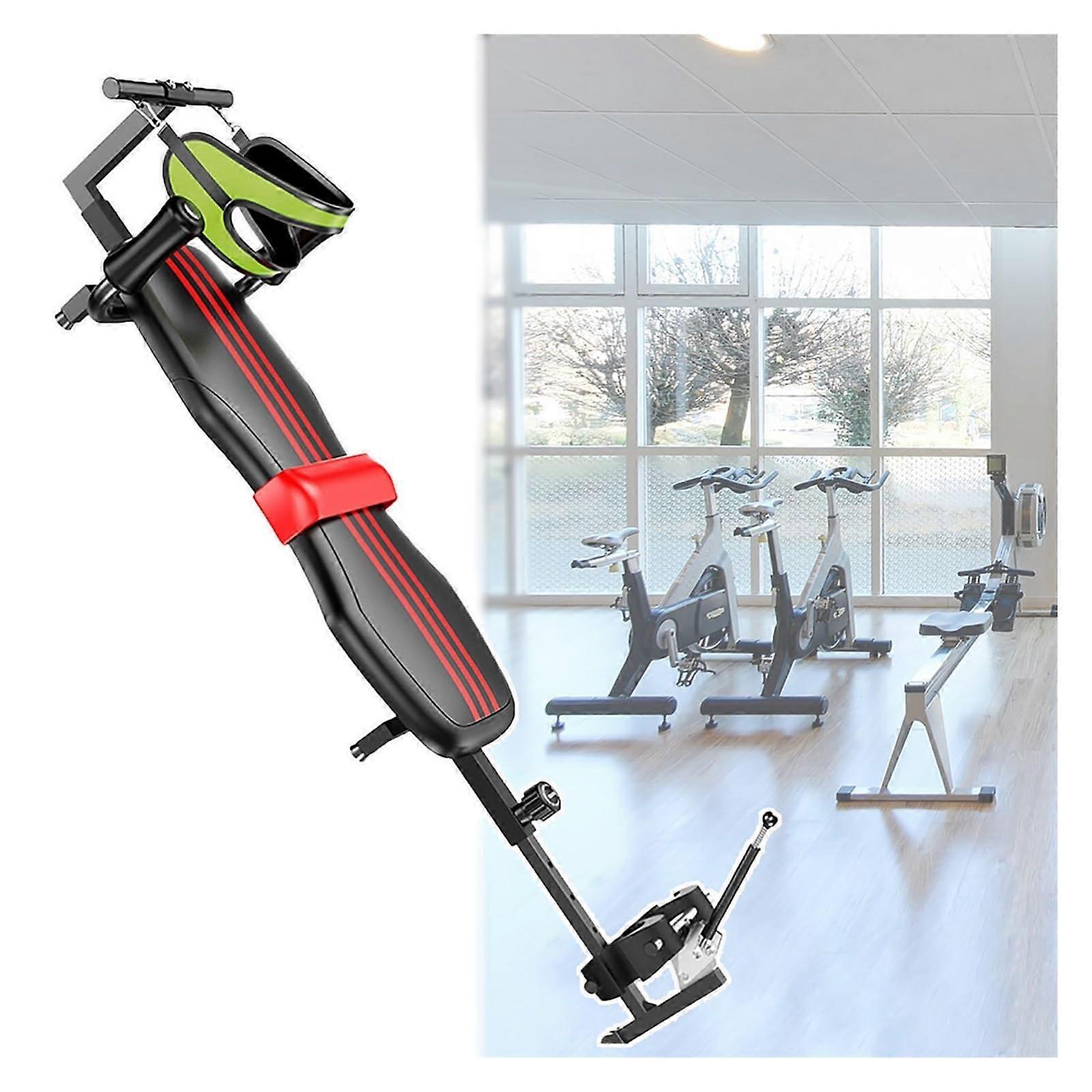 Back Stretch Machine for Spinal Decompression and Cervical Traction Relief, Black Inversion Table