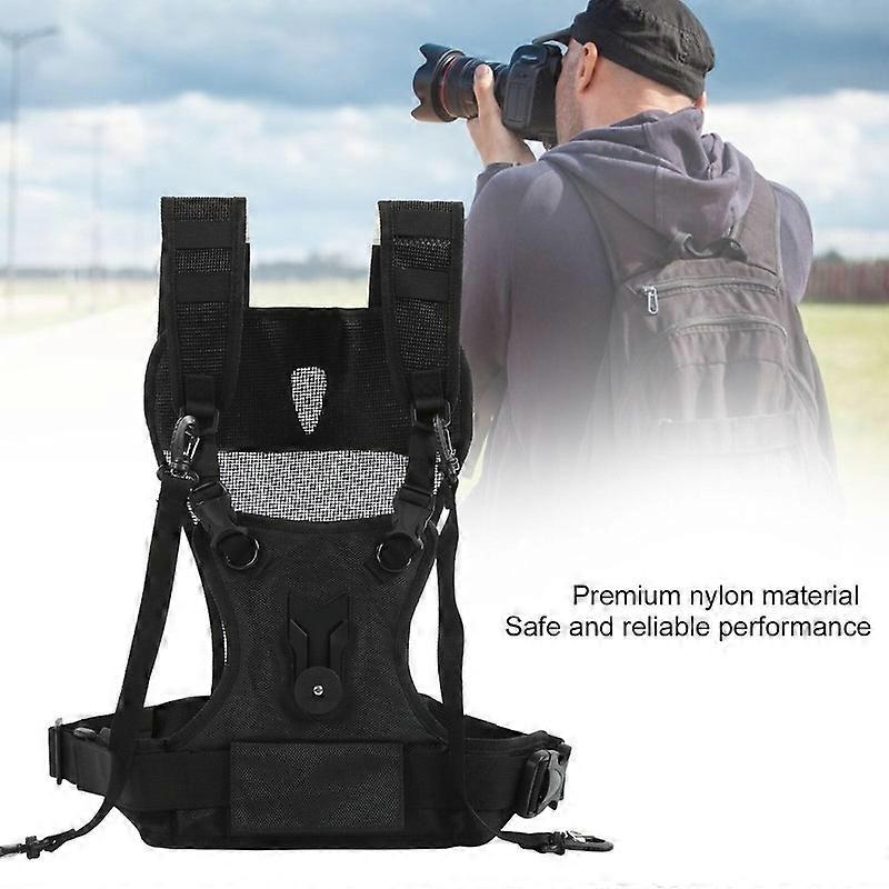 Carrier Durable Camera Strap Adjustable Multi Breathable Dual Nylon Comfortable