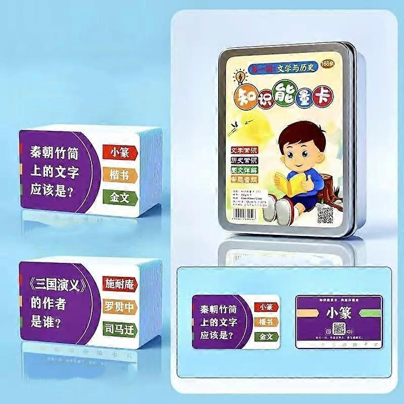 Encyclopedia Knowledge Cards Kids Educational Parent-child Interactive Cards