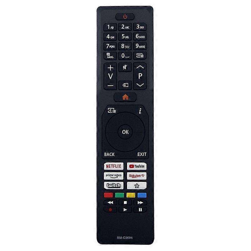 RM-C3604 For JVC Television Handheld Remote Controller Ergonomic Replacement Infrared Remote