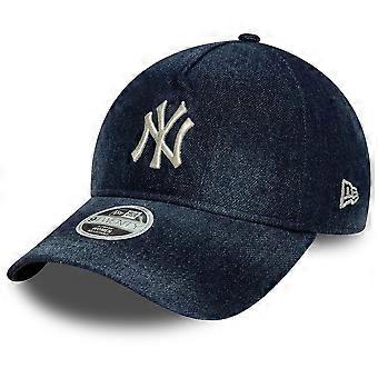 New Era 9Twenty Women's Cap - WASHED DENIM NY Yankees navy