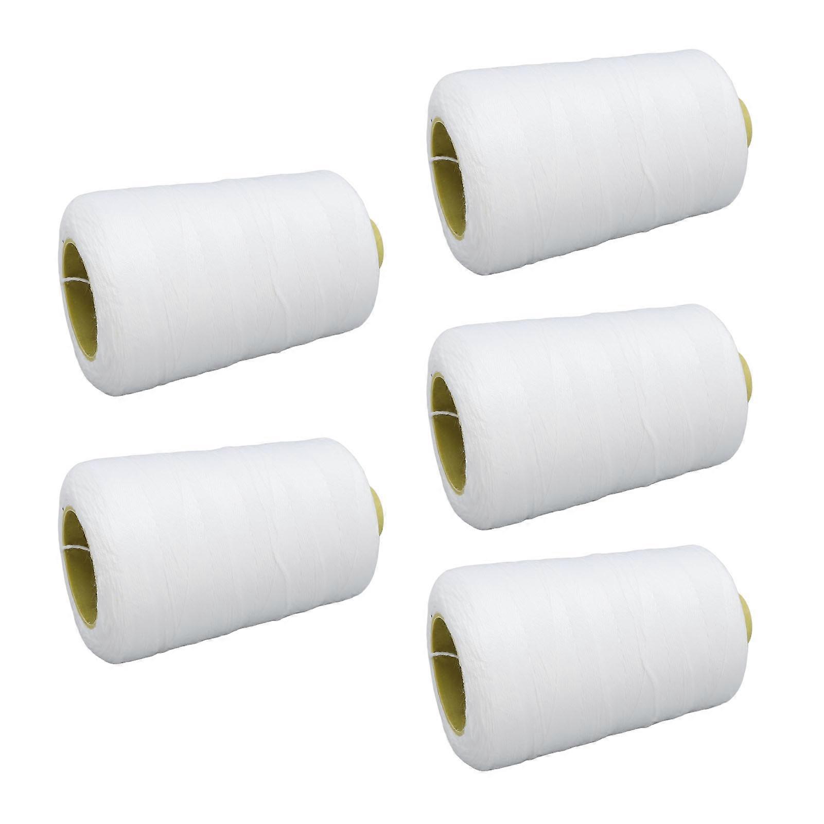 5 Rolls 6 Stranded Sewing Thread Multifunctional Rugged Heavy Duty Spool Sewing Thread