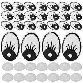 1 Conjunto de Olhos de Boneca Criativos Olhos Artificiais Olhos de Boneca Simulados Olhos de Boneca Decorativos para Diy