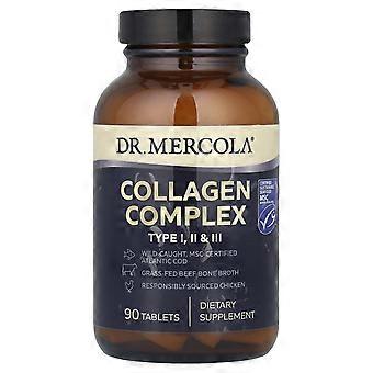 Dr. Mercola, Collagen Complex, Type I, II & III, 90 Tablets