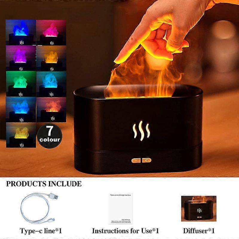 Simulation Fire Aromatherapy Flam Ultrasonic Diffuser