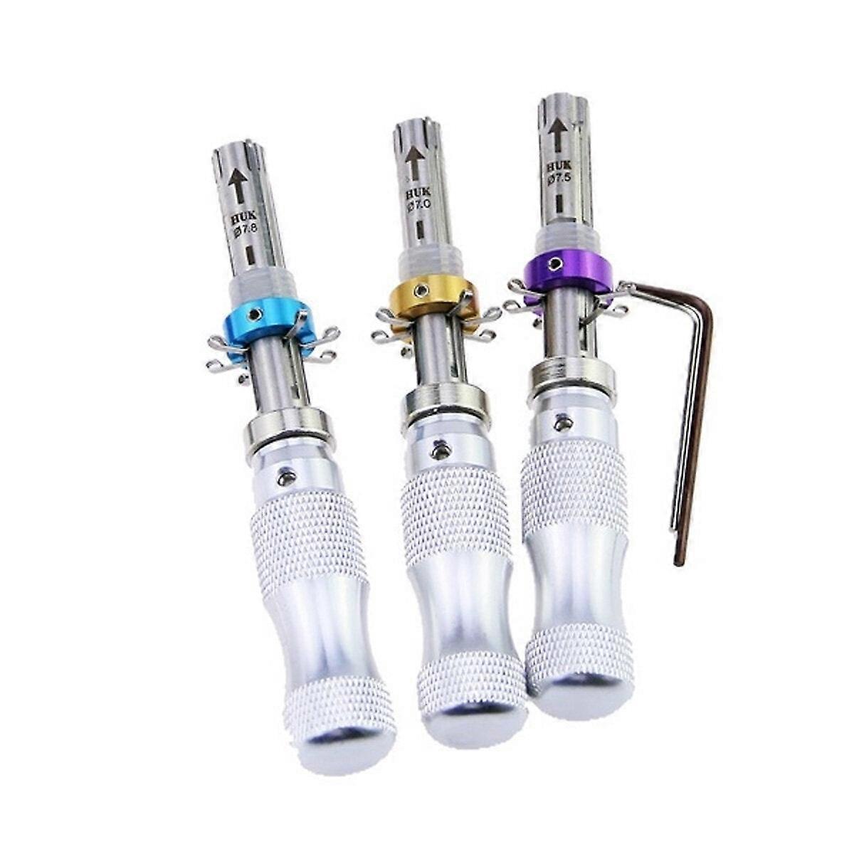 Adjustable Tubular Locksmith Safe Box Tools Lock Lockpicking Practice Kit Door Opener Tool