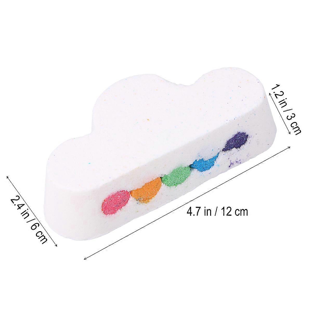 Bath Salt Rainbow Cloud Shape for Moisturizing Skin Box