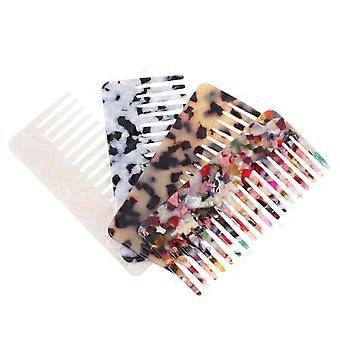 Wide Tooth Comb Acrylic Hair Styling Comb for Smooth Hair 20Pcs Assorted Color