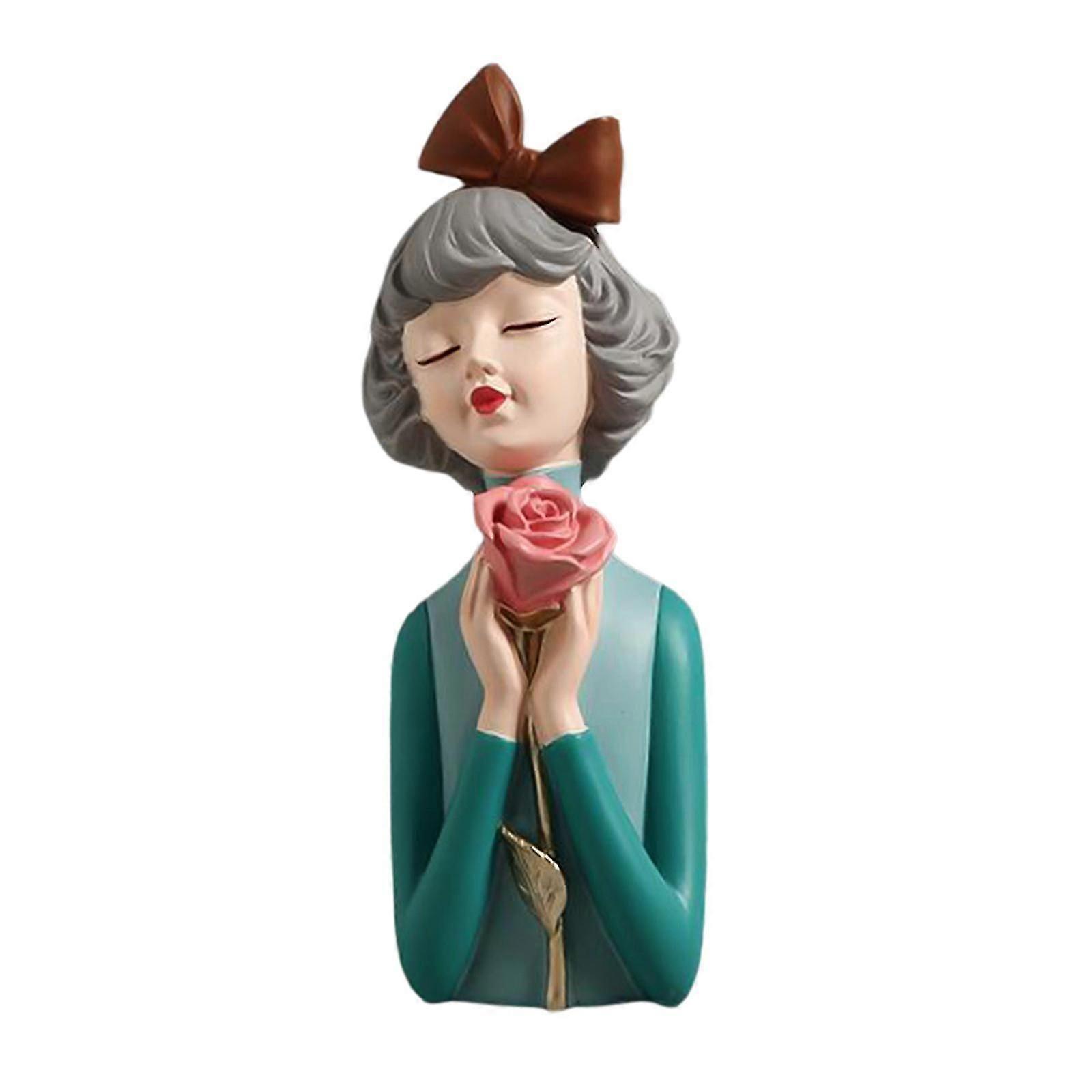 Moderner Mädchen-Figur-Tischvasenhalter
