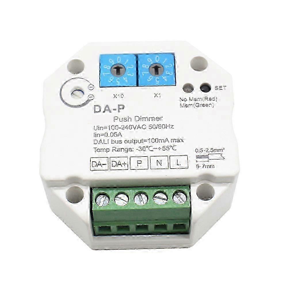 For Push Led Dimmer 110v 220v 240v With Memory Function For Driver Or Ballasts Dimming Speed Adjust