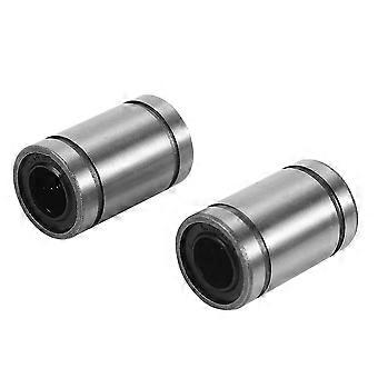 4pcs Lm8uu 8x15x24mm Doppel-Gummidichtung Linear Motion Kugellager