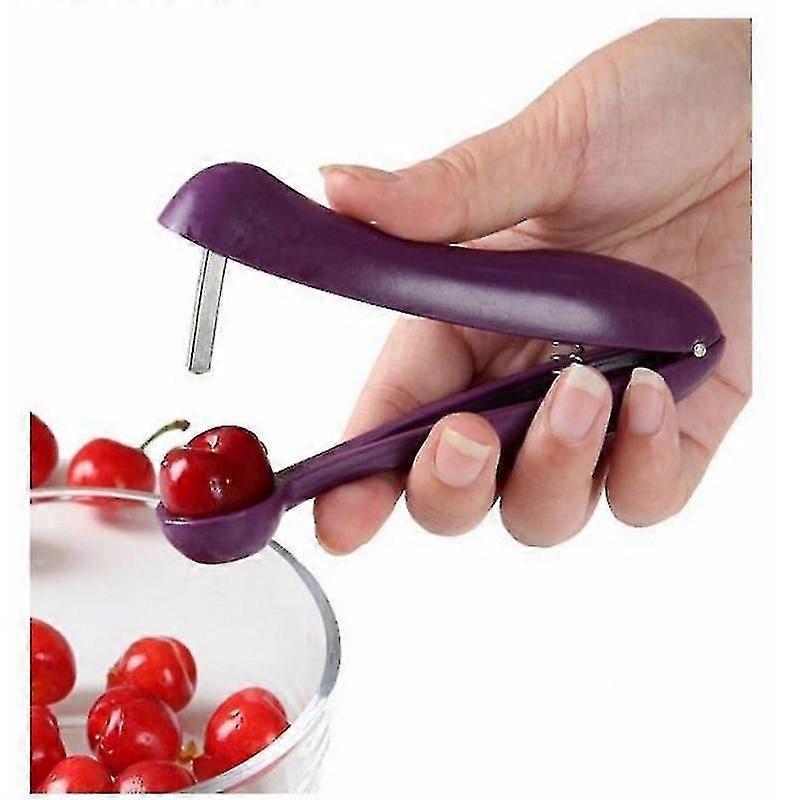 Plastic Cherry Pitter Quick Seed Removal Full Kitchen Gadgets Accessories
