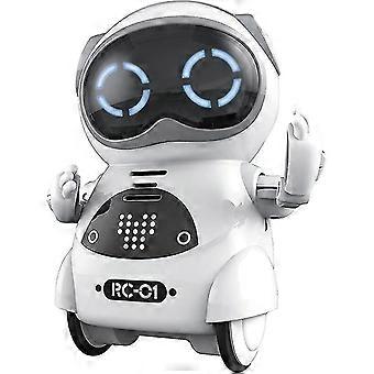 Mini Rc -taskurobotti, jossa interaktiivinen dialogikeskustelu, äänentunnistus, chat-tallennus, singin
