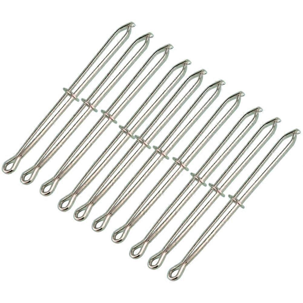 10Pcs 8cm Pulling Pouch Rope Waistband Elastic Line Thread Guide Sewing Threader