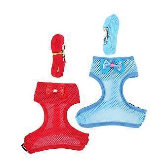 Pet Rooster Harness Adjustable with Leash 6Sets for Outdoor Use