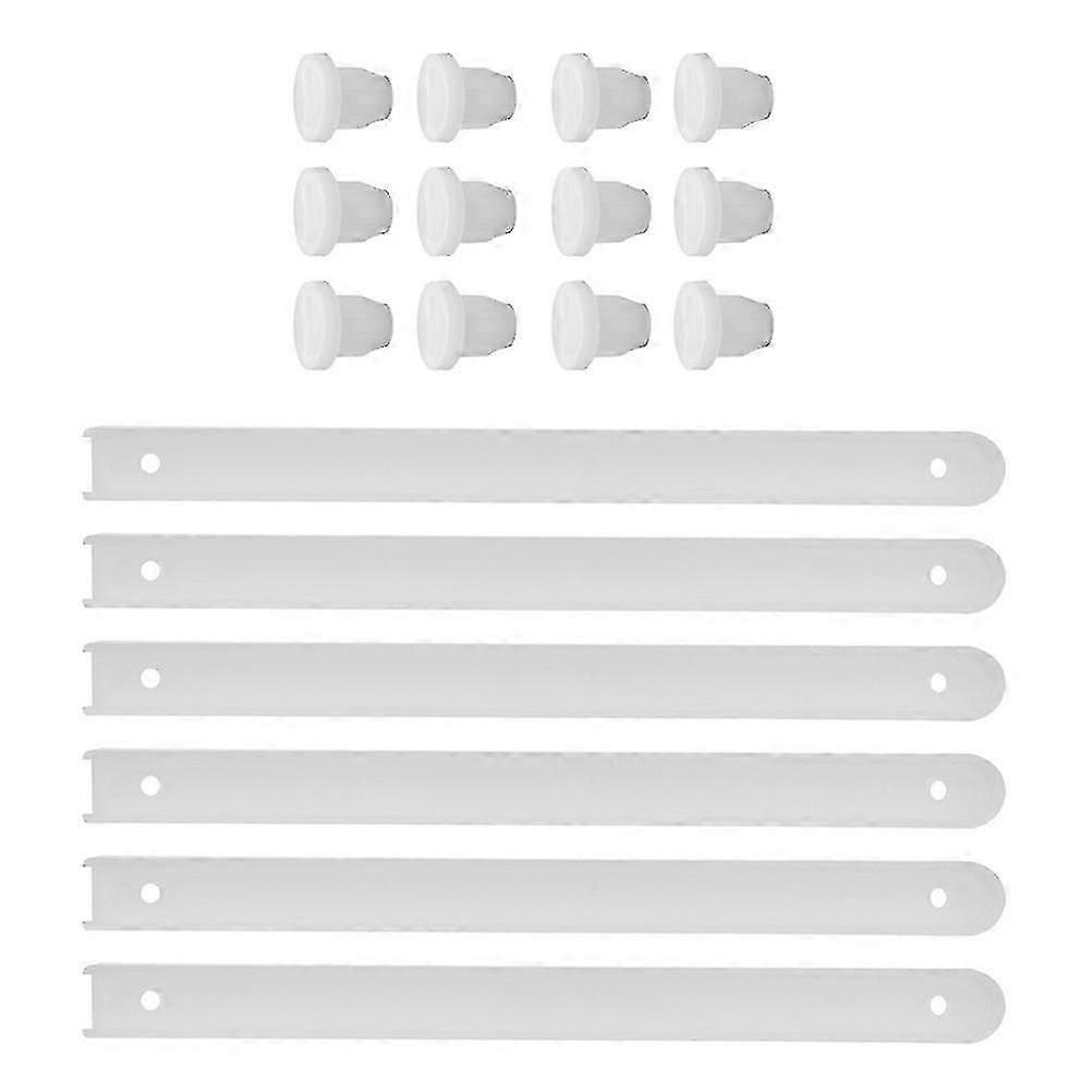 3 sett plastskuffeskinner, skuffereservedeler, skuffeskinner