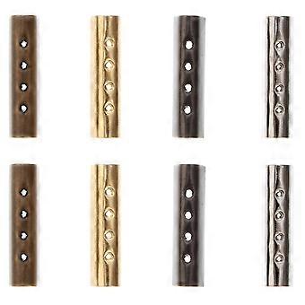 Shoe Lace Tips Repair Metal Shoelace Heads Suitable For Daily Use Material With Shape 80Set DU