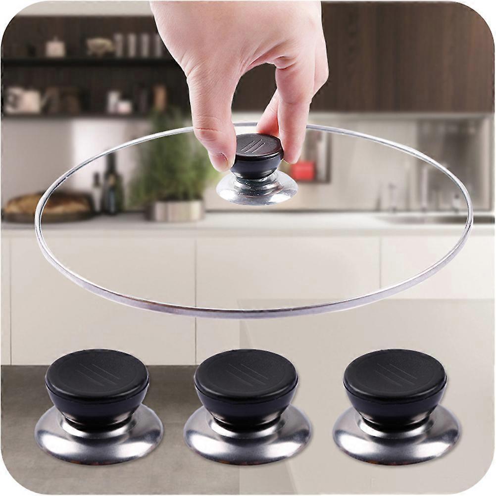 Pot Lid Knob for Kitchen Use 3Pcs Heat Resistant Replacement Pot Knobs