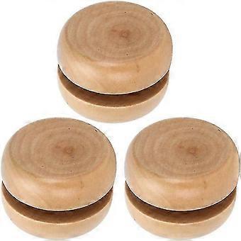 3 pcs Small Size Healthy Sturdy Portable Yo Yo Toys, Wooden for Beginner for Child