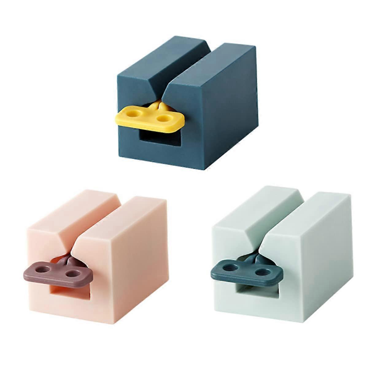3 Pack Toothpaste Squeezer and Dispenser Set, WasteReducing Rolling Design for Bathroom, Easy Use