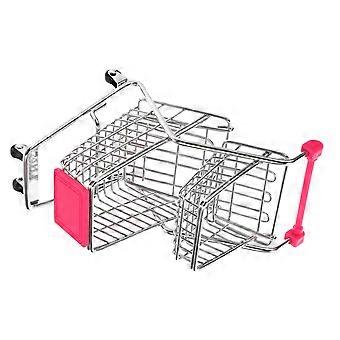 Miniature Shopping Cart Toy Shopping Cart Trolley for Storage Iron