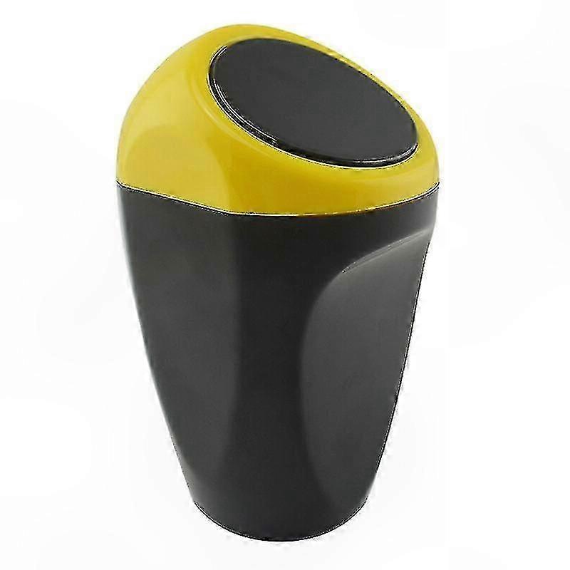 Single Automatic Waste Organizer, Yellow ABS