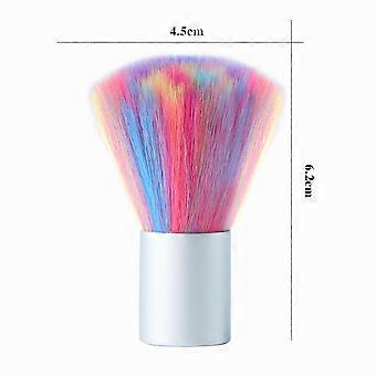 Powder Brush Short Handle Makeup Brush for Woman Nylon Bristles 4Pcs