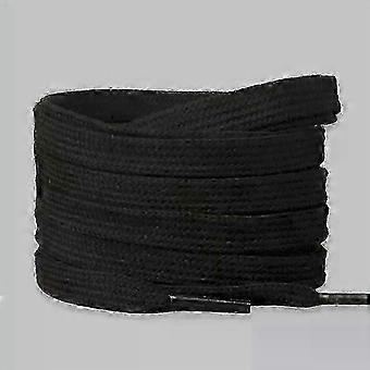 26-27s 120cm black flat training shoelaces, ideal replacement shoelaces for adults or children
