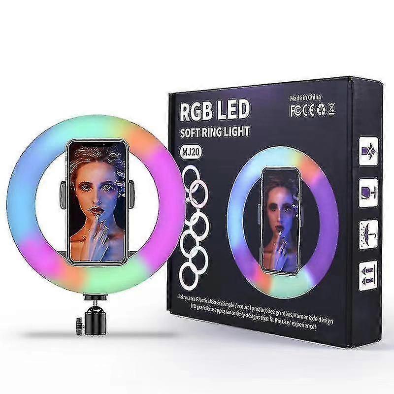 RGB Dimmable Ring Light With Stand