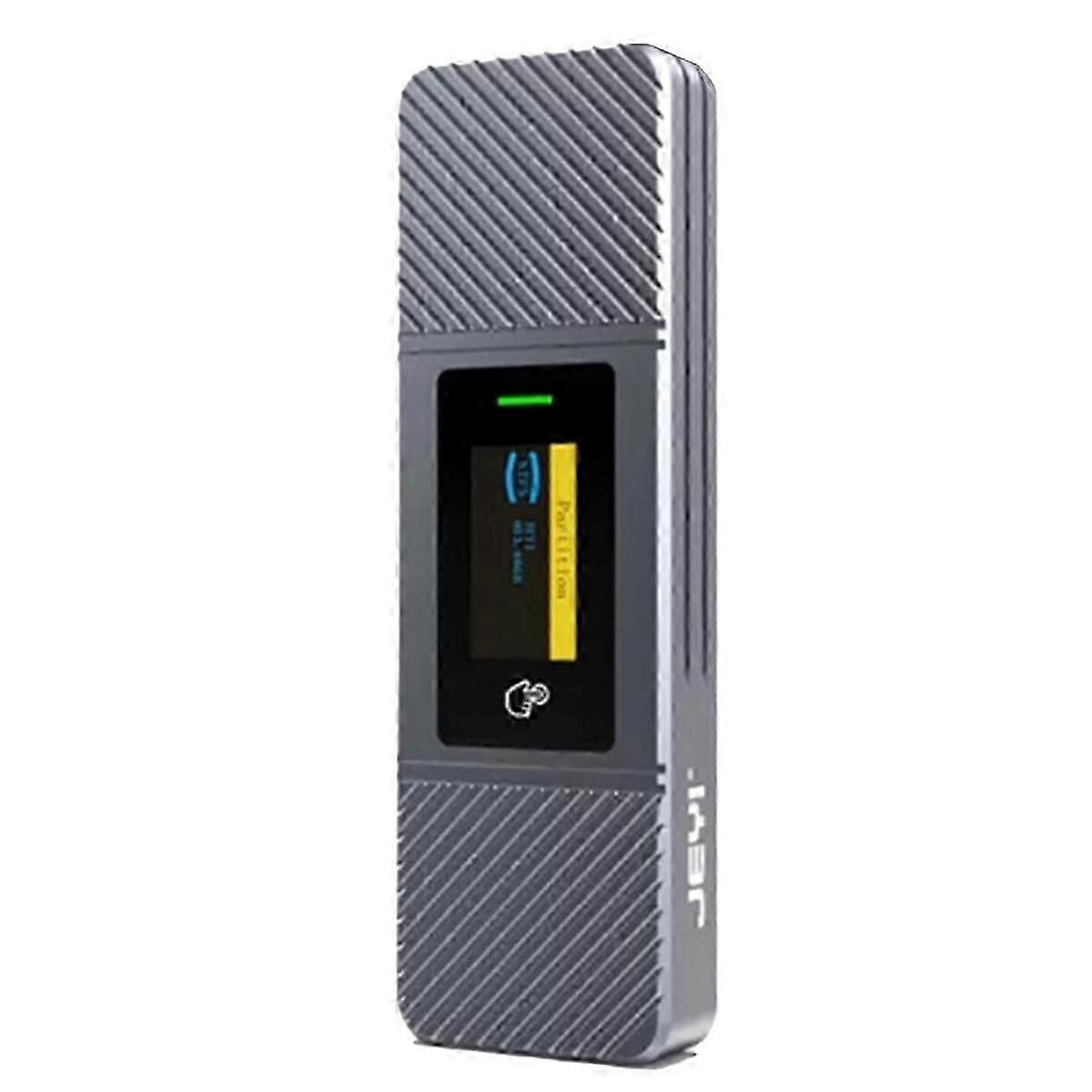 M2 Nvme/sata Dual Protocol Box Enclosure Aluminum External Reader I9x
